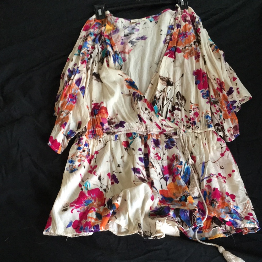 Umgee Flower top with tie